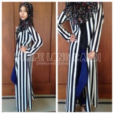 Stripe Long Cardi